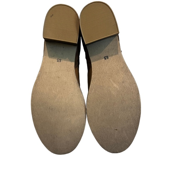 Diba Brown Leather/Suede Ankle Boot with Front Cutout, Sz 8.5 - Picture 13 of 13